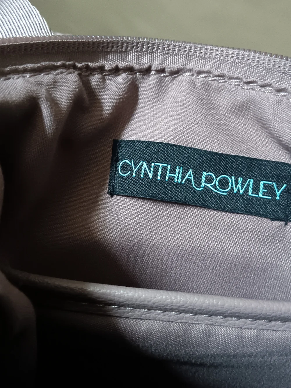 Cynthia Rowley Taupe/Grey Nylon Convertible Mini Backpack Top-Handle Tote